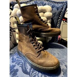 Dr Martens Chocolate Brown Suede Zavala Boots Size 9/EU 41
